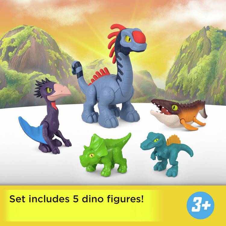 Fisher-Price Imaginext Jurassic World dinosaur figures set - imported from the UK