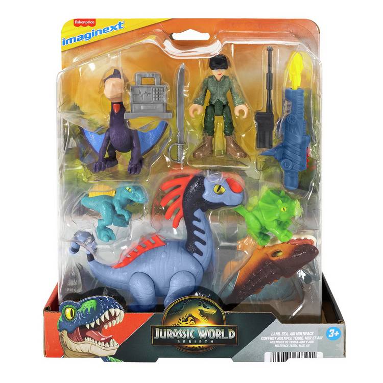 Fisher-Price Imaginext Jurassic World dinosaur figures set - imported from the UK