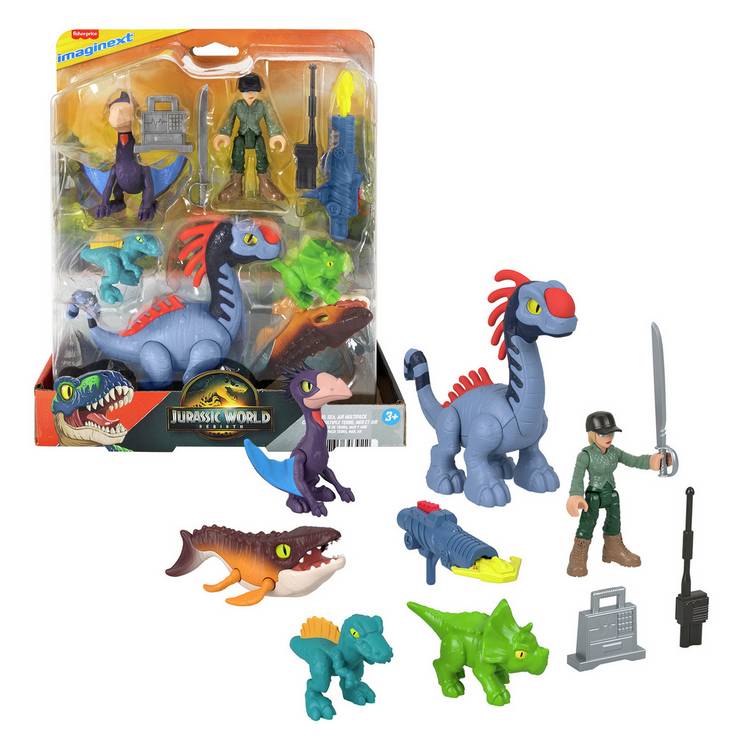 Fisher-Price Imaginext Jurassic World dinosaur figures set - imported from the UK