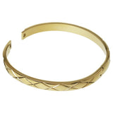 Liars & Lovers gold-tone hinged bangle 6cm, imported from the UK