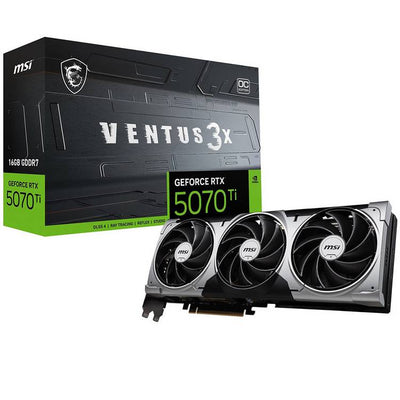Argos MSI GeForce RTX 5070 Ti 16G VENTUS 3X OC Graphics Card- Buy online at McGrocer