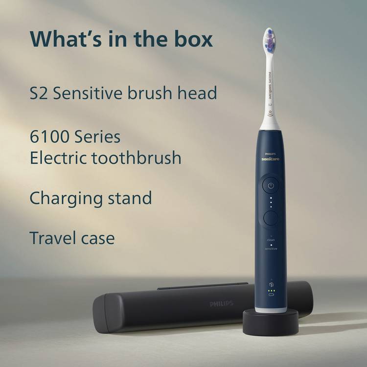 Philips Sonicare 6100 electric toothbrush S2 head - British product