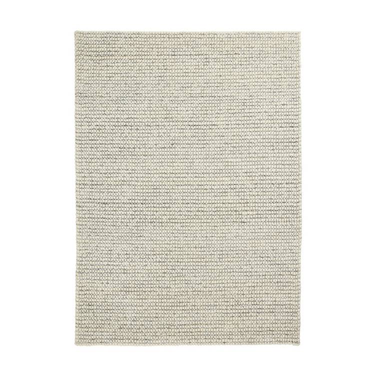 Habitat Pebble Grey flatweave rug 120x170cm, imported from the UK