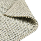 Habitat Pebble Grey flatweave rug 120x170cm, imported from the UK