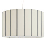 Habitat striped natural easy fit lampshade 45cm, UK version