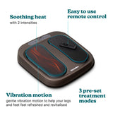 Homedics Foot Flow Booster with vibration heat, imported from the UK