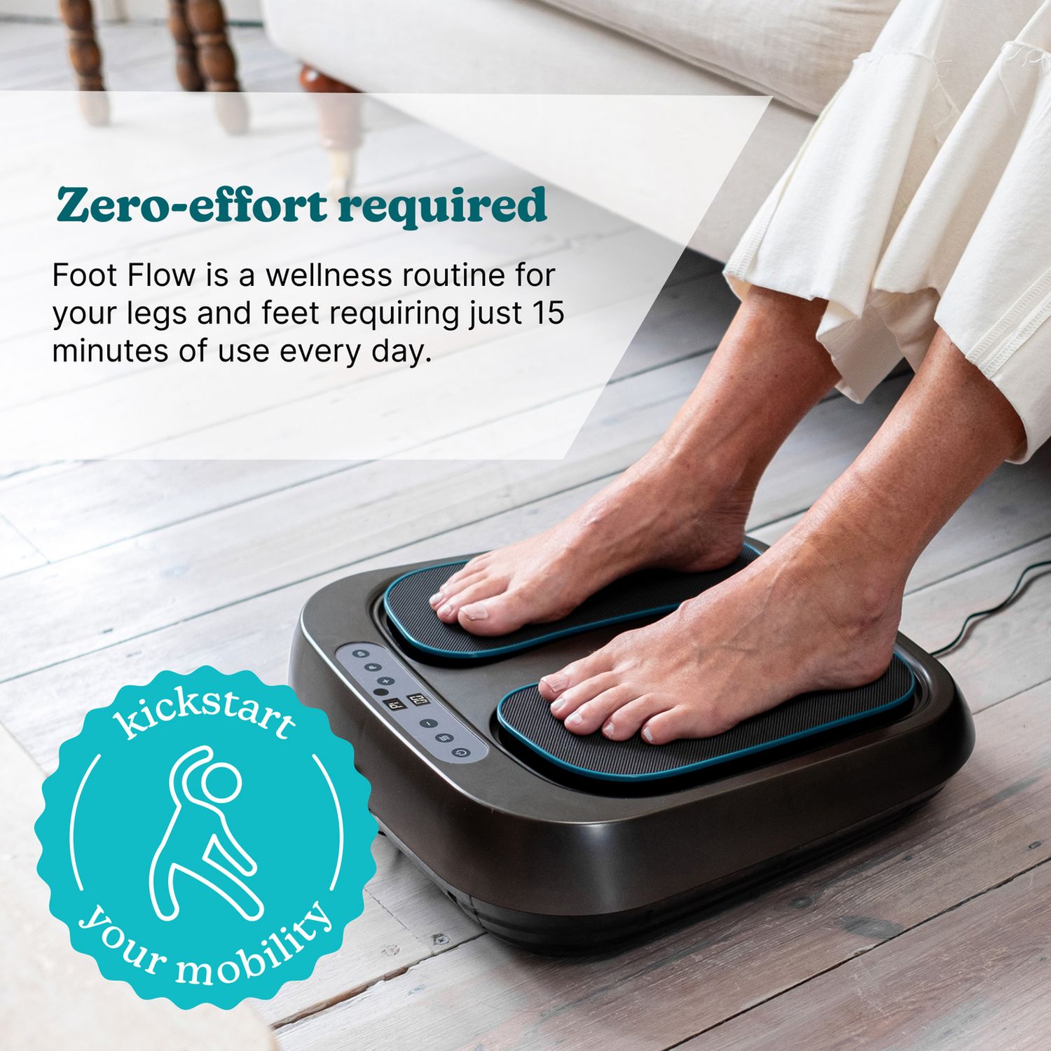Homedics Foot Flow Booster with vibration heat, imported from the UK