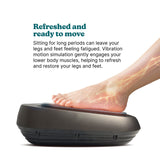 Homedics Foot Flow Booster with vibration heat, imported from the UK