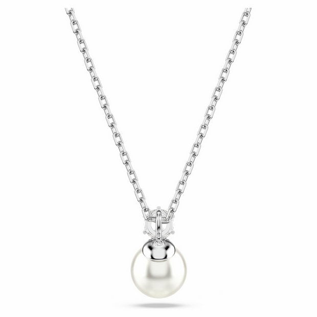 Swarovski Matrix pearl pendant necklace with adjustable chain - British product