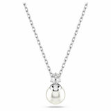 Swarovski Matrix pearl pendant necklace with adjustable chain - British product