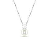 Swarovski Matrix pearl pendant necklace with adjustable chain - British product