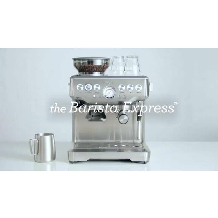 Sage Barista Express espresso coffee machine with integrated grinder - British product