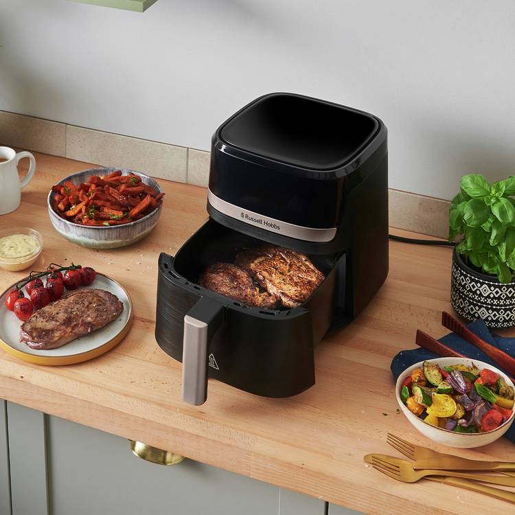 Russell Hobbs Satisfry air fryer 4.3L black (British brand)