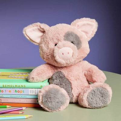 Argos Argos Home Sitting Piggy Plush Soft Toy 25cm- Buy online at McGrocer