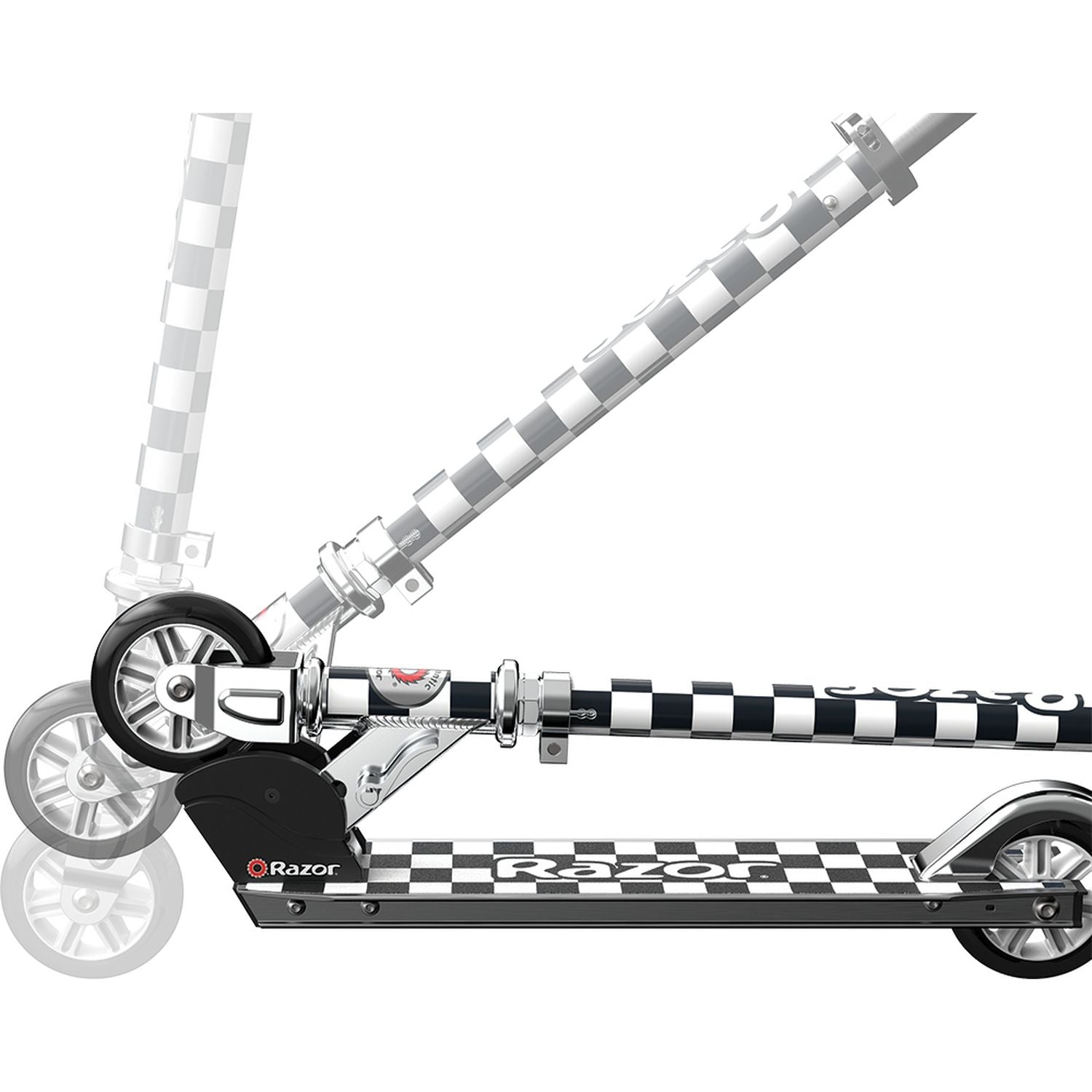 Razor Special Edition Checked Out folding kids scooter, UK version