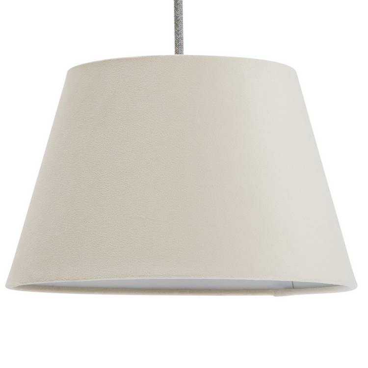 Argos Home velvet taper lampshade 27cm (British brand)