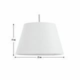 Argos Home velvet taper lampshade 27cm (British brand)