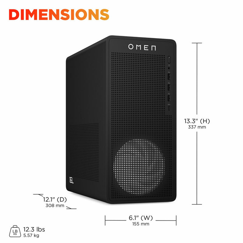 HP Omen gaming desktop TG03-0006na, UK version