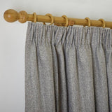 Habitat herringbone pencil pleat curtains grey 117x137cm - British product