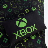 Xbox black bedding set with green logo single duvet cover (British brand)