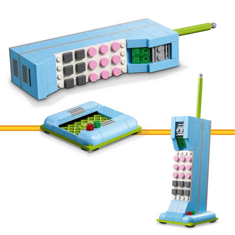 LEGO 3in1 Retro Telephone toy 383 pieces, imported from the UK