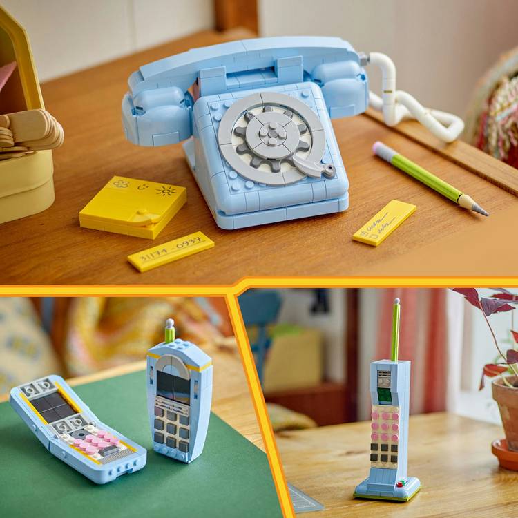 LEGO 3in1 Retro Telephone toy 383 pieces, imported from the UK