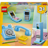 LEGO 3in1 Retro Telephone toy 383 pieces, imported from the UK