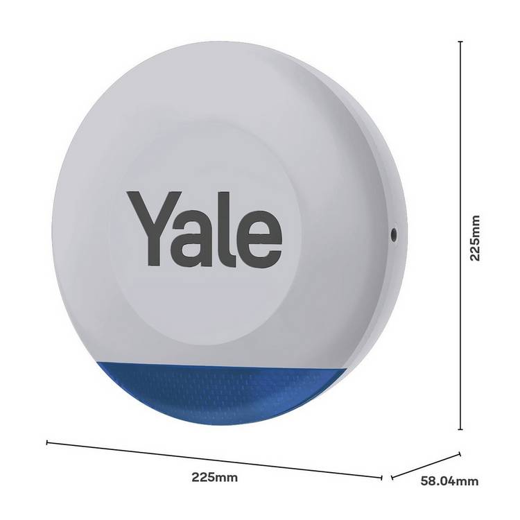 Yale outdoor siren grey - British product