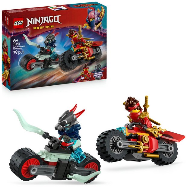 LEGO NINJAGO building toy Kai's Motorcycle Speed Race 79 pieces (British brand)