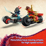 LEGO NINJAGO building toy Kai's Motorcycle Speed Race 79 pieces (British brand)