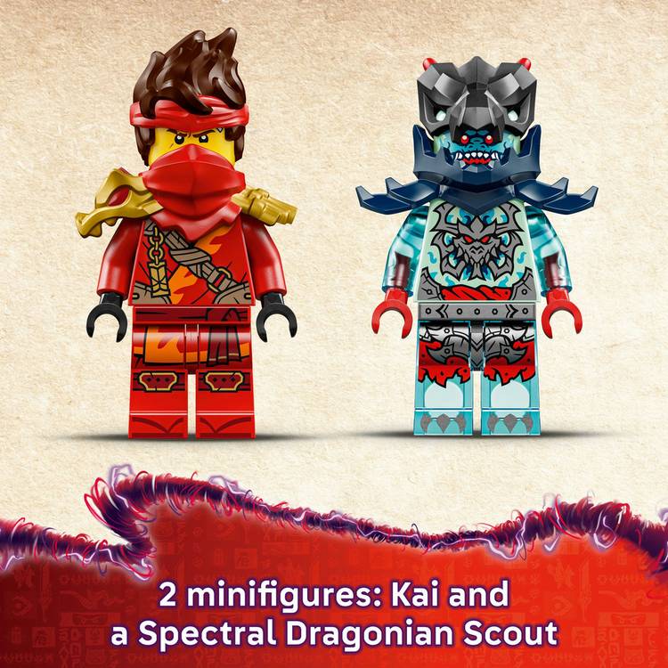 LEGO NINJAGO building toy Kai's Motorcycle Speed Race 79 pieces (British brand)