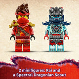 LEGO NINJAGO building toy Kai's Motorcycle Speed Race 79 pieces (British brand)