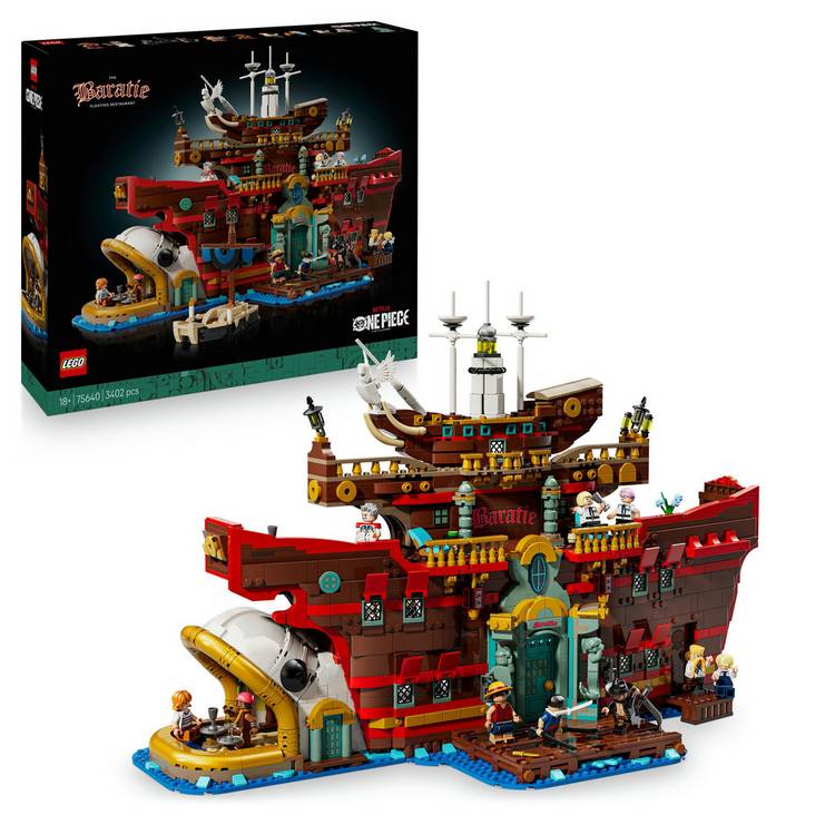 LEGO One Piece Baratie Floating Restaurant building set, UK version