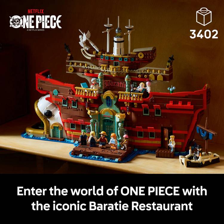 LEGO One Piece Baratie Floating Restaurant building set, UK version