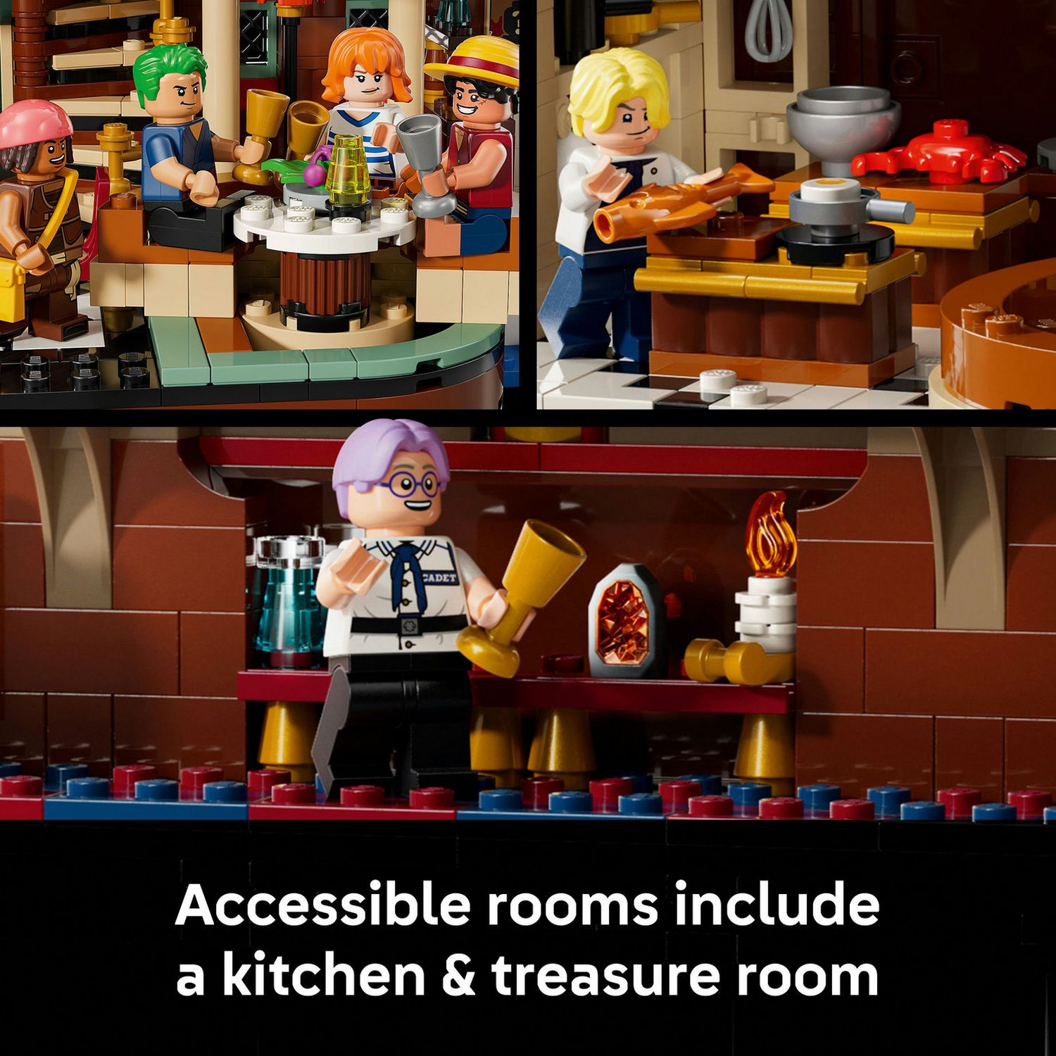 LEGO One Piece Baratie Floating Restaurant building set, UK version