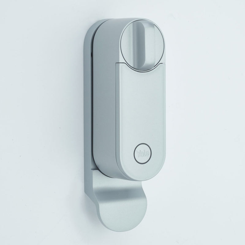 Yale Linus L2 pull escutcheon smooth satin, imported from the UK