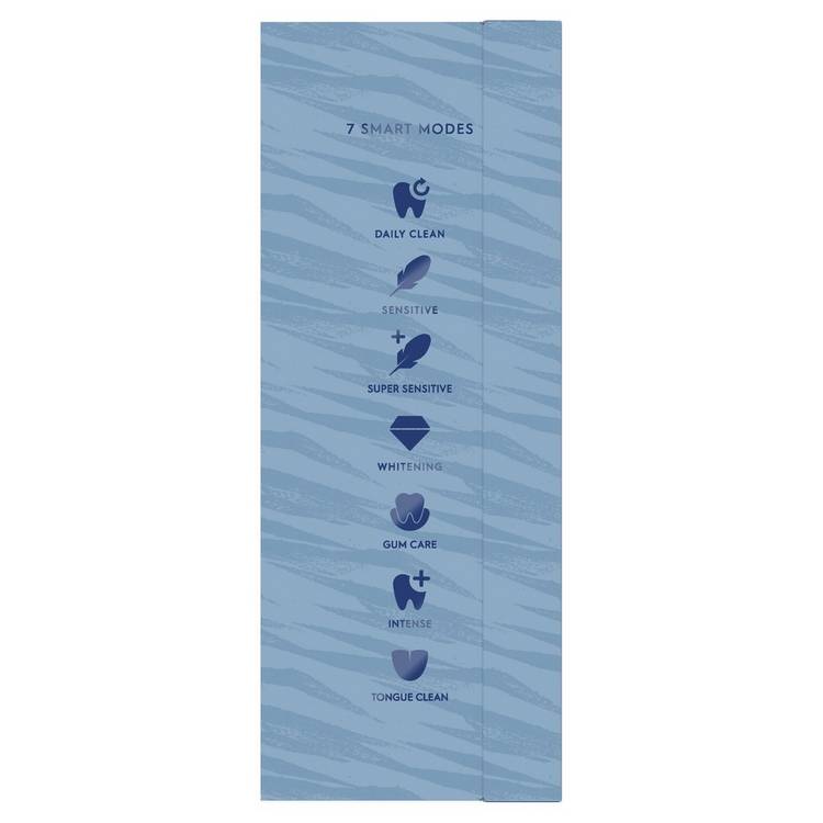 Oral-B iO9 smart toothbrush in sapphire blue (British brand)