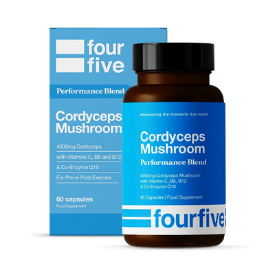 Holland & Barrett Fourfive Performance Blend Cordyceps 4,000mg 60 Capsules- Buy online at McGrocer