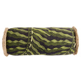 Habitat leaf jacquard bolster cushion 50x20, imported from the UK