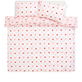 Argos Home bedding set cherry hearts pink single - British product