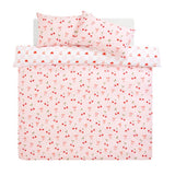 Argos Home bedding set cherry hearts pink single - British product