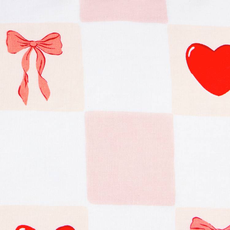 Argos Home bedding set cherry hearts pink single - British product