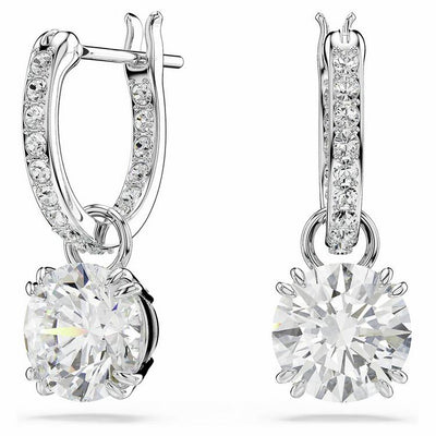 Argos Swarovski Rhodium Plated Crystal Stilla Drop Earrings- Buy online at McGrocer