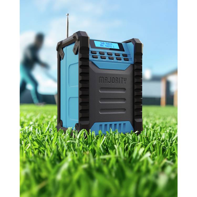 Majority Landbeach portable DAB radio blue (British brand)