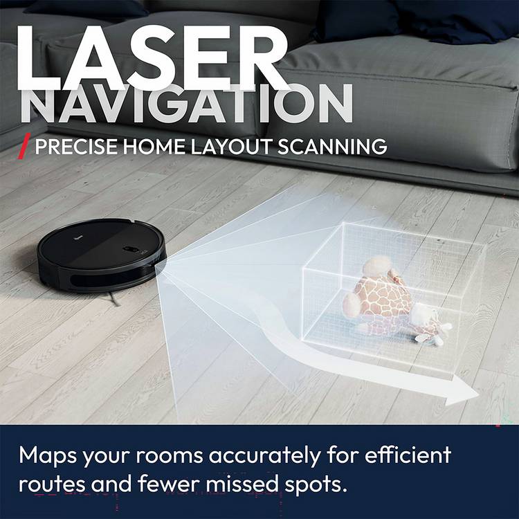Hoover HG2 Hydro Turbo Slim robot vacuum cleaner with mopping (British brand)