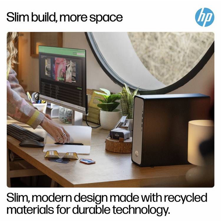 HP Desktop Tower Intel Core i5 8GB 512GB, UK version