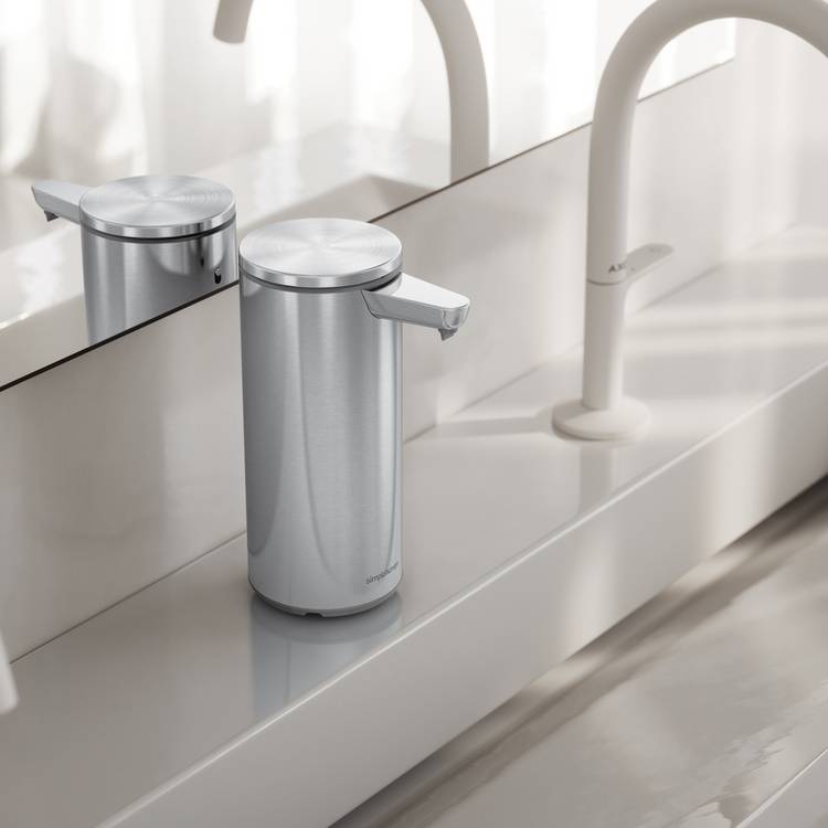 Simplehuman liquid sensor pump brushed stainless steel (British brand)