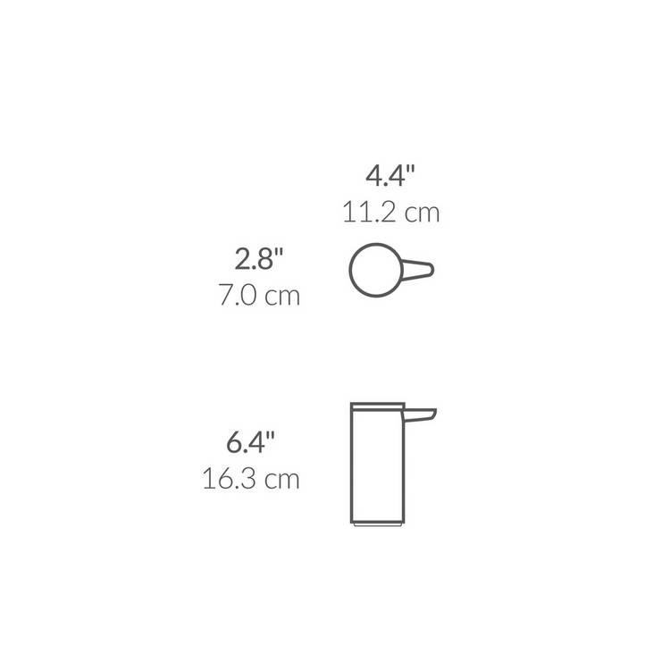 Simplehuman liquid sensor pump brushed stainless steel (British brand)