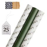 Argos Home Christmas wrapping paper set 3 rolls, imported from the UK
