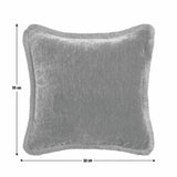 Habitat fringed chenille cushion burgundy 50x50cm (British brand)